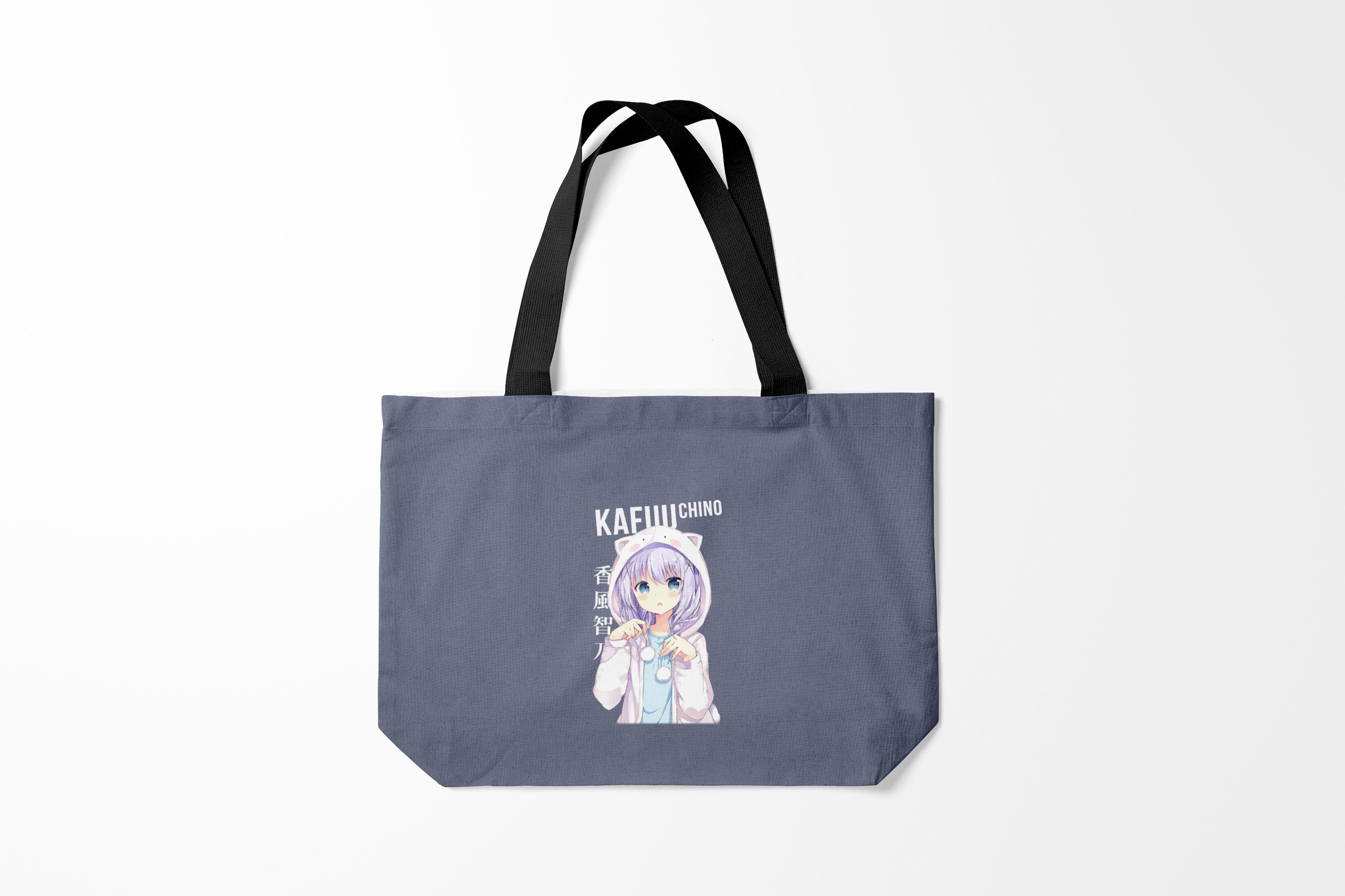 

Сумка шoппер унисекс Burnettie Чино Кафу Chino Kafuu, серый, Чино Кафу Chino Kafuu