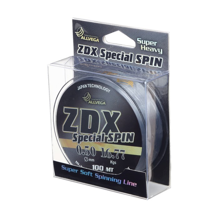 

Леска Allvega ZDX Special spin 0,50, 100 м, Серый