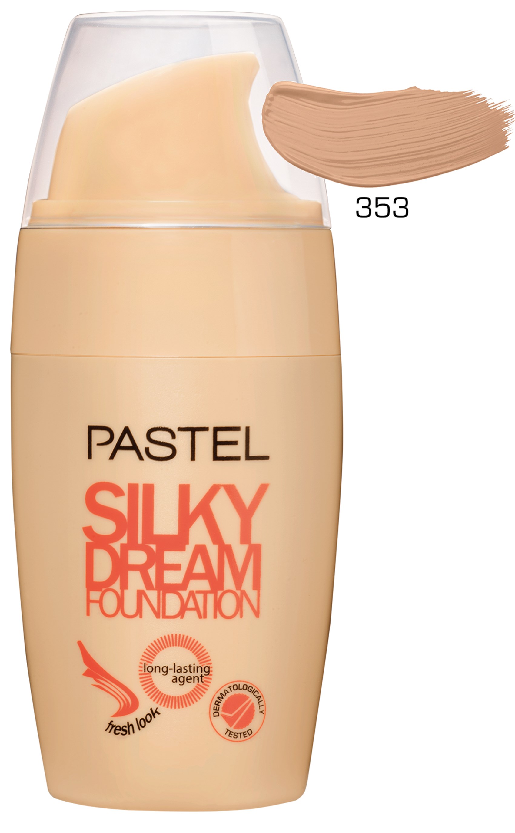 фото Тональная основа pastel silky dream foundation, 353 pastel cosmetics