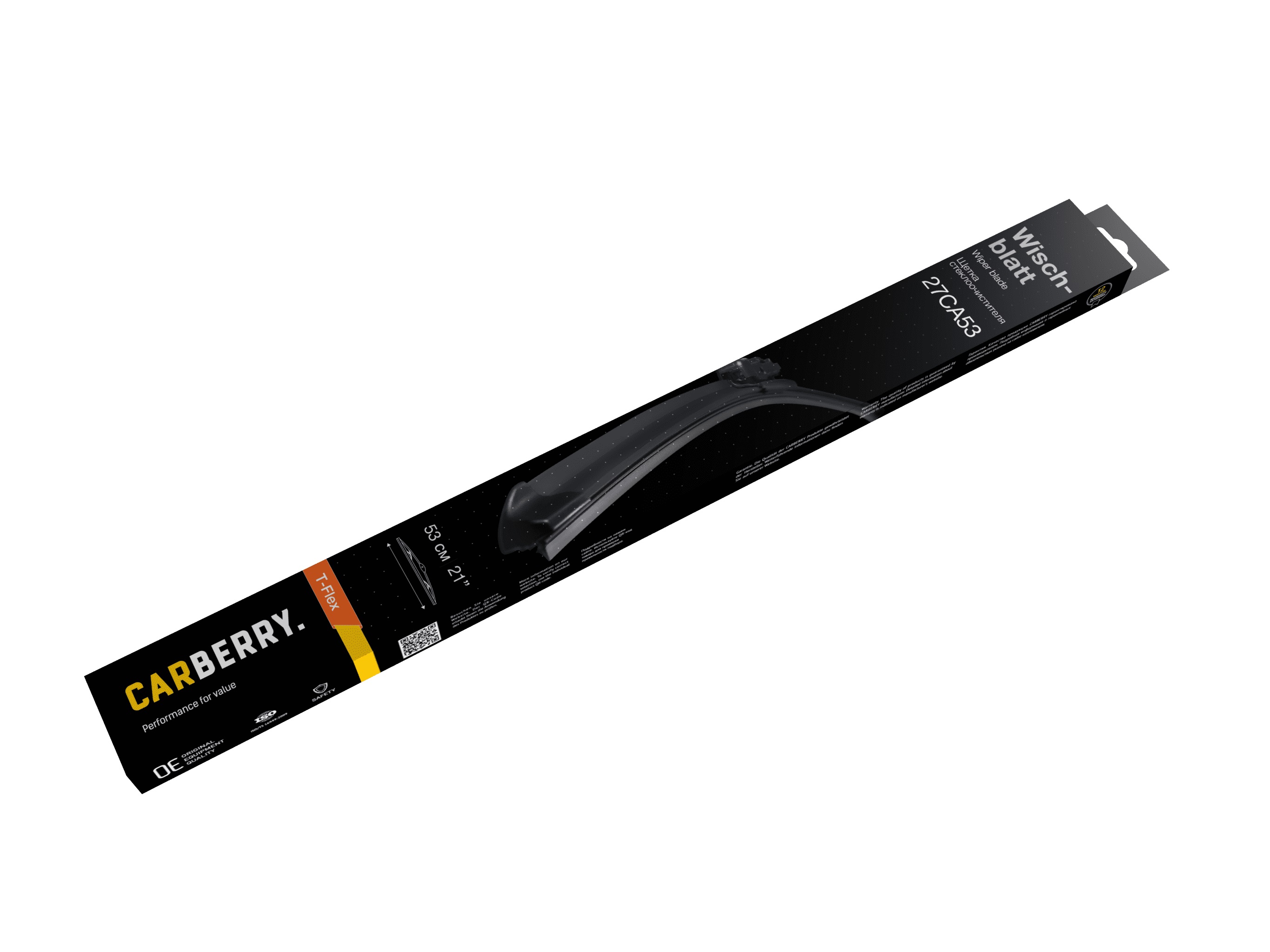 

Щетка Стеклоочистителя Бескаркасная T-Flex 650мм CARBERRY арт. 27CA65