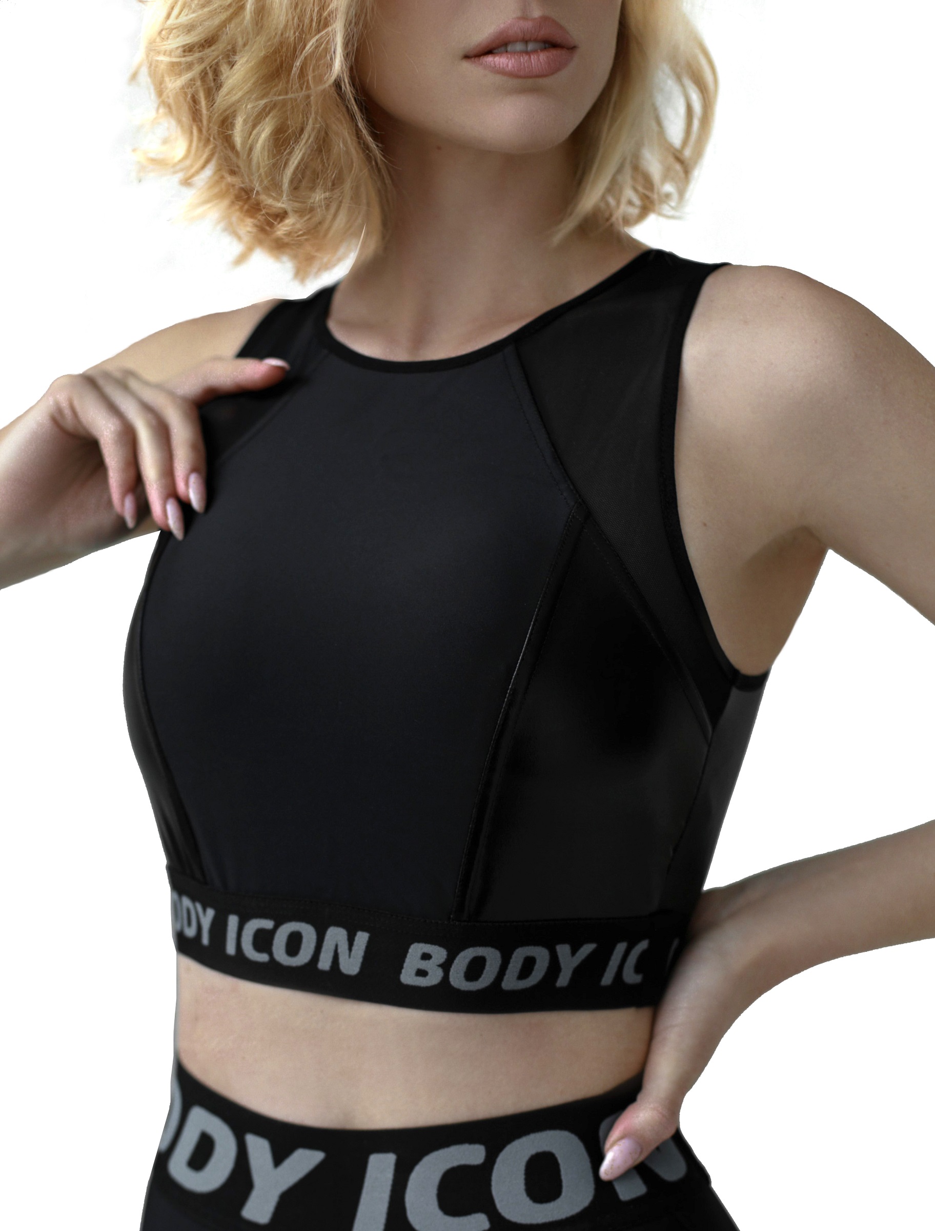 

Топ женский BODY ICON TS-2003 черный M, TS-2003