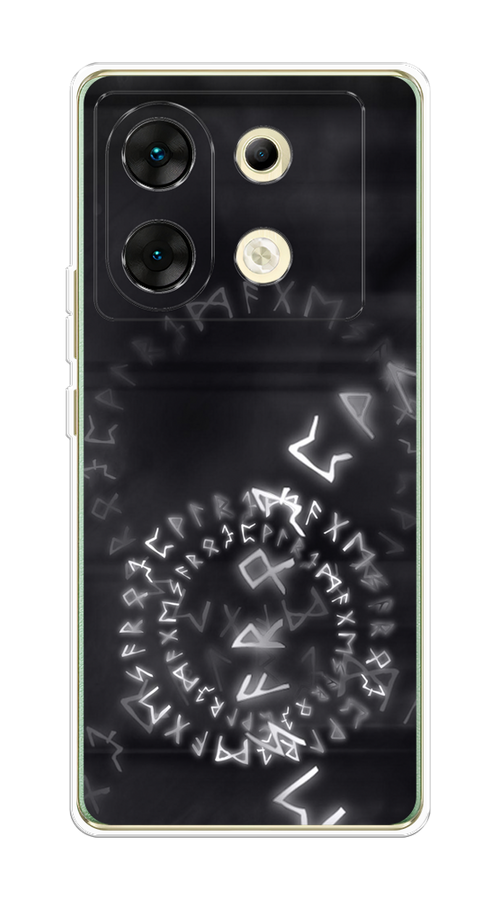 

Чехол на Infinix Zero 30 5G "Руны", Серый;черный, 3104950-1