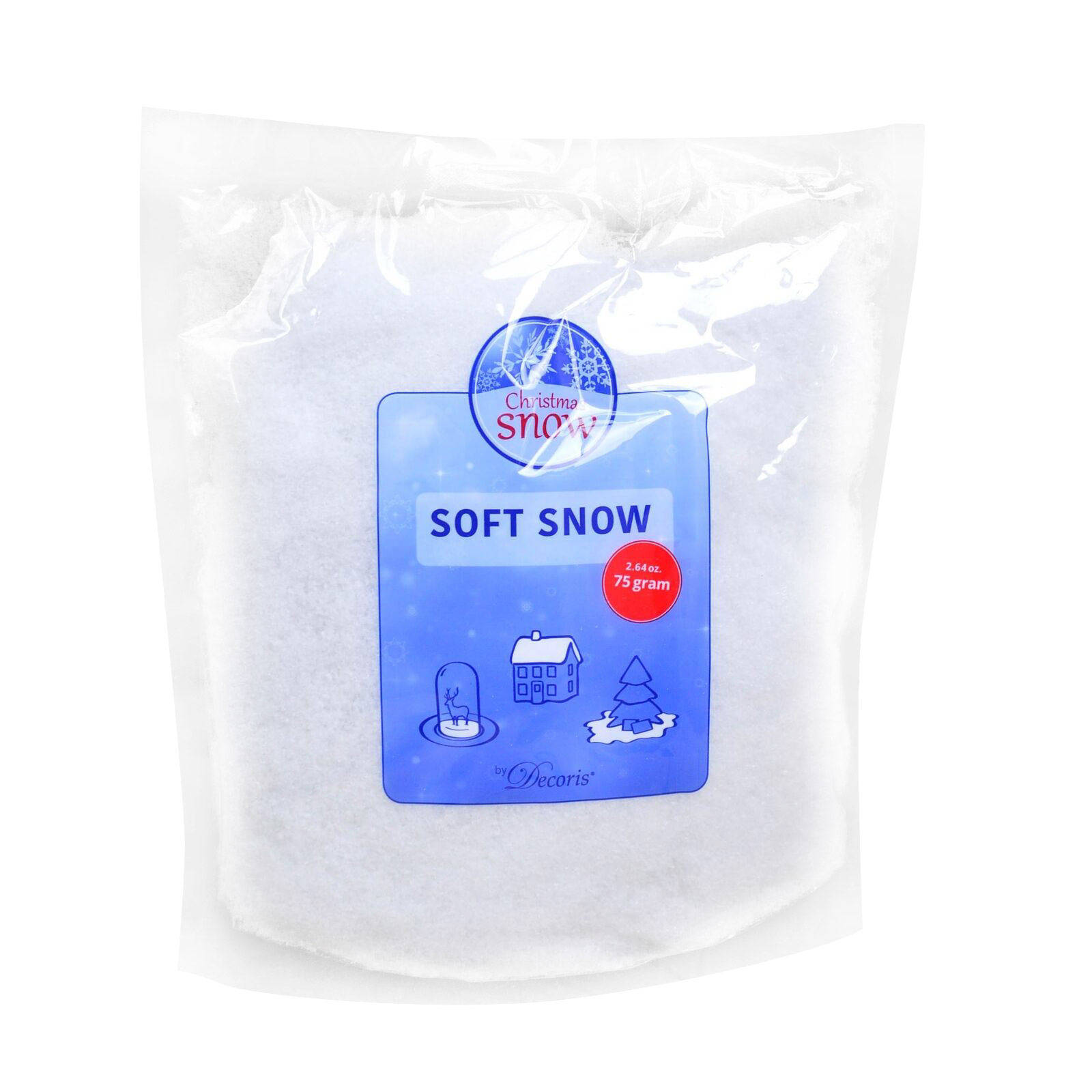 Искусственный снег Kaemingk Soft Snow мелкий 152927 1 шт. белый