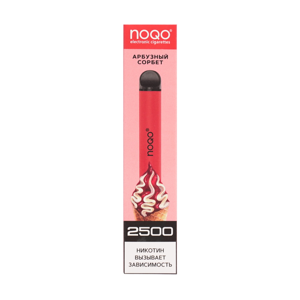

Одноразовый вейп NOQO 2500 1600mAh Арбузный Сорбет, 19,9 мг