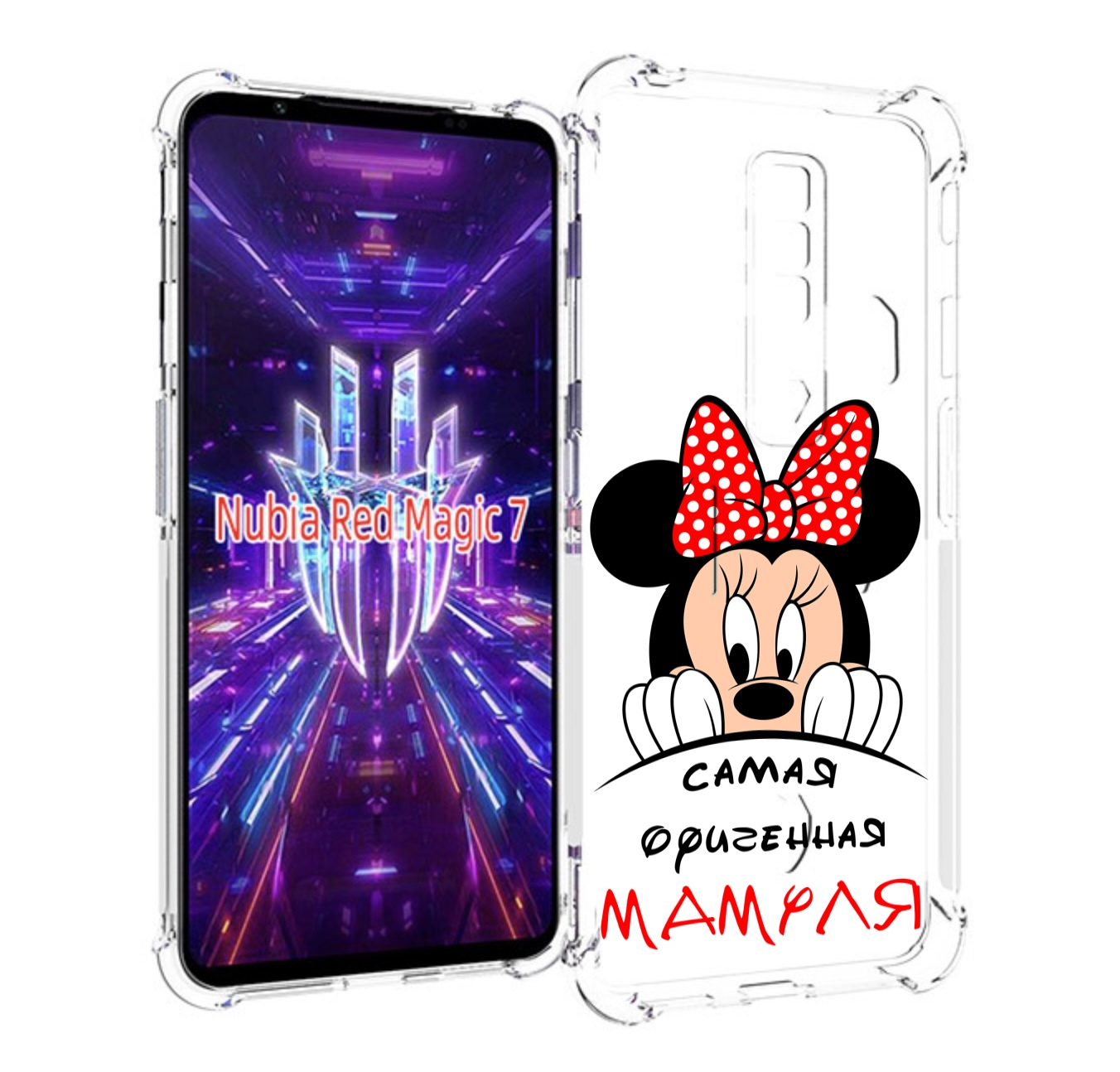 Чехол MyPads Самая лучшая мамуля Мини Маус для ZTE Nubia Red Magic 7