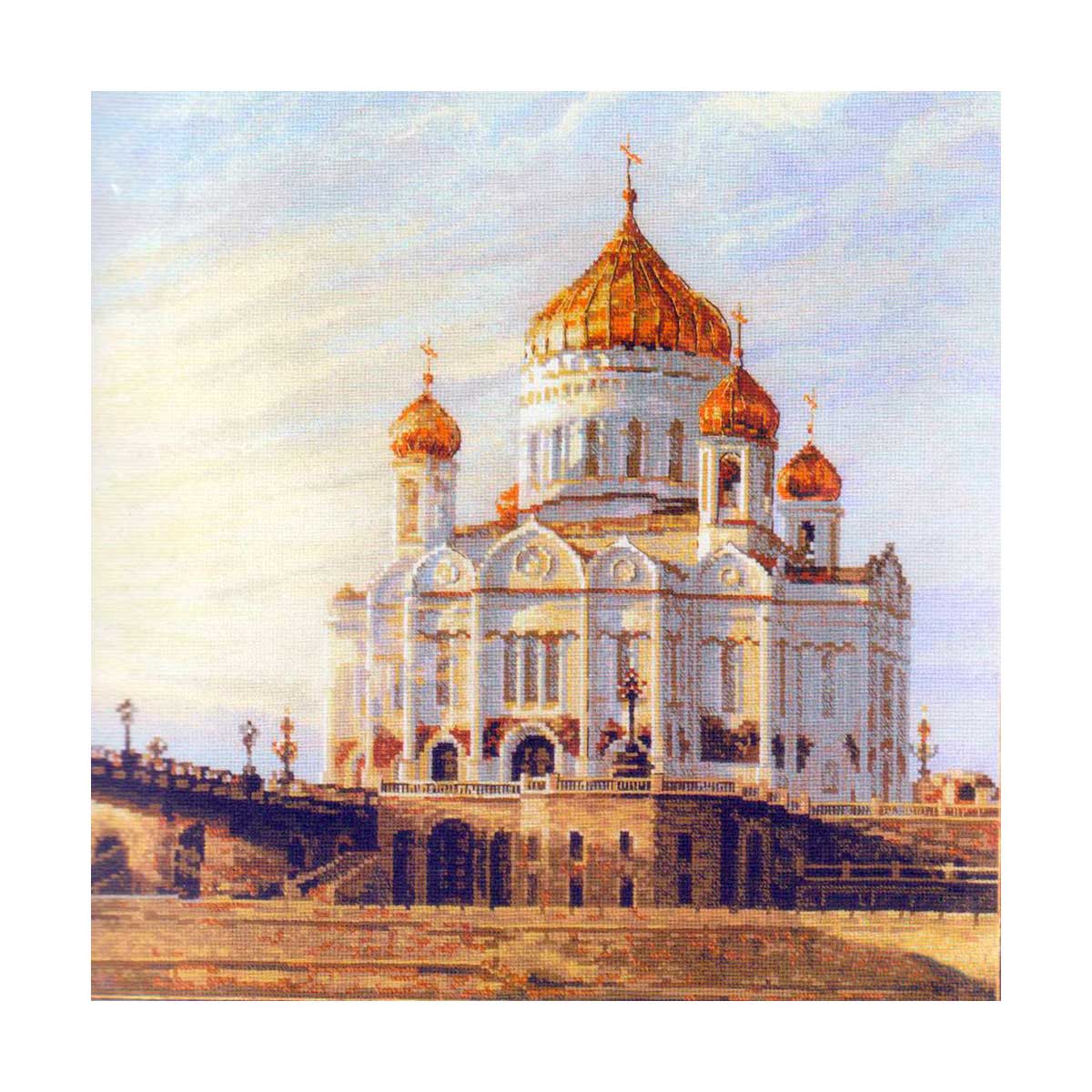 

Набор для вышивания Riolis 'Москва. Храм Христа Спасителя', 40*40 см
