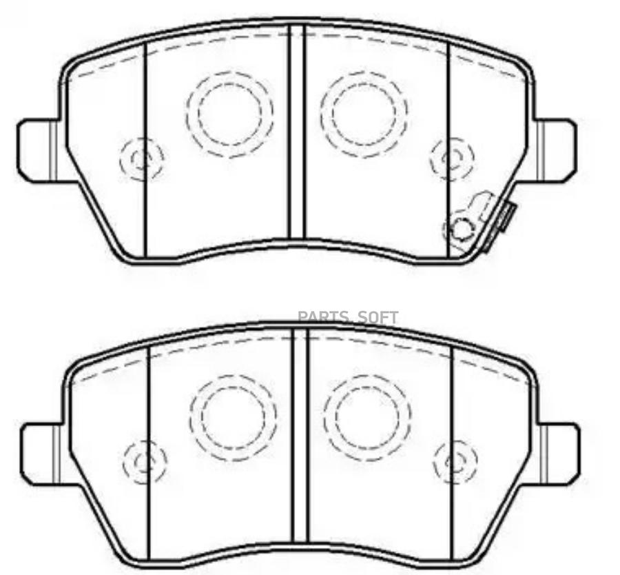 

Тормозные колодки HSB дисковые HP9747