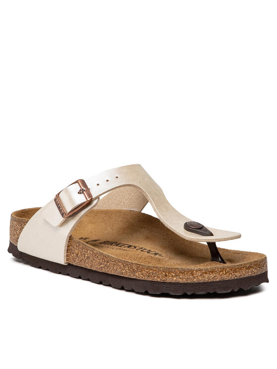 

Шлепанцы Gizeh Bs 943873 Birkenstock белый 43 EU, Gizeh Bs 943873