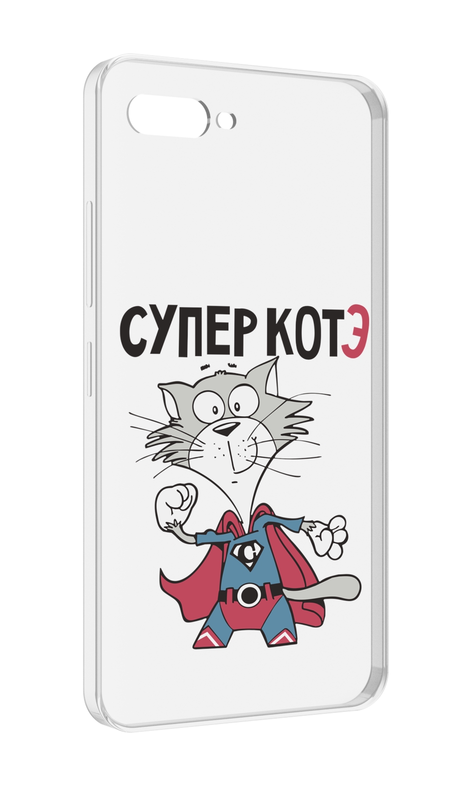 

Чехол MyPads супер-котэ для ITEL A25 / ITEL A25 Pro / ITEL A35, Прозрачный, Tocco