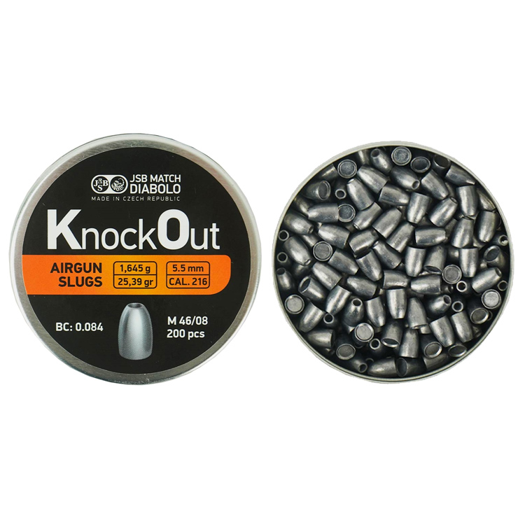 

Пули пневматические JSB Knock Out 5,49 мм 1,645 г (200 шт.)