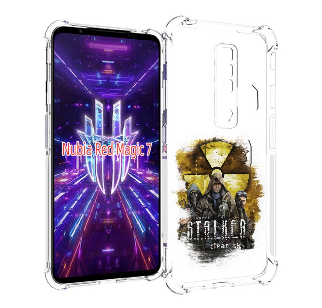 

Чехол MyPads Сталкер мужской для ZTE Nubia Red Magic 7, Прозрачный, Tocco