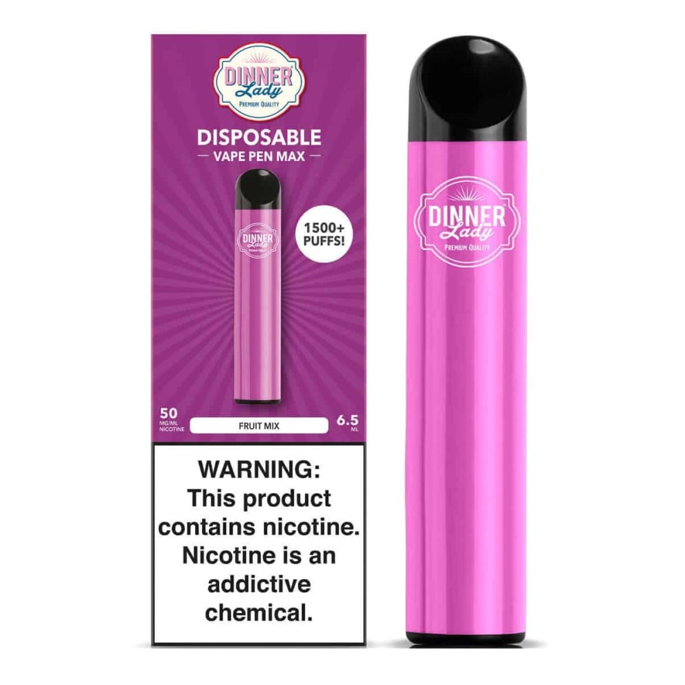 

Одноразовая электронная сигарета Dinner Lady Vape Max Pink Berry, 20 мг