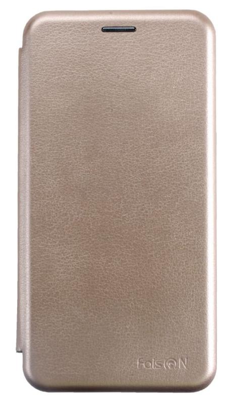 

Чехол-книжка Faison Premium для Xiaomi Redmi Note 6 Pro (Золотой), Золотистый