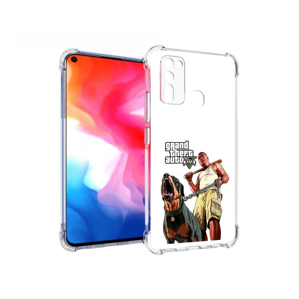 

Чехол MyPads Tocco для Vivo Y50 GTA грозная собака (PT226982.418.18), Прозрачный, Tocco