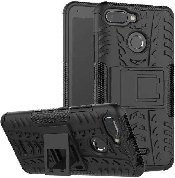

Противоударный чехол GSMIN Hybrid Case для Xiaomi Redmi 6A Силикон + Пластик (Черный)