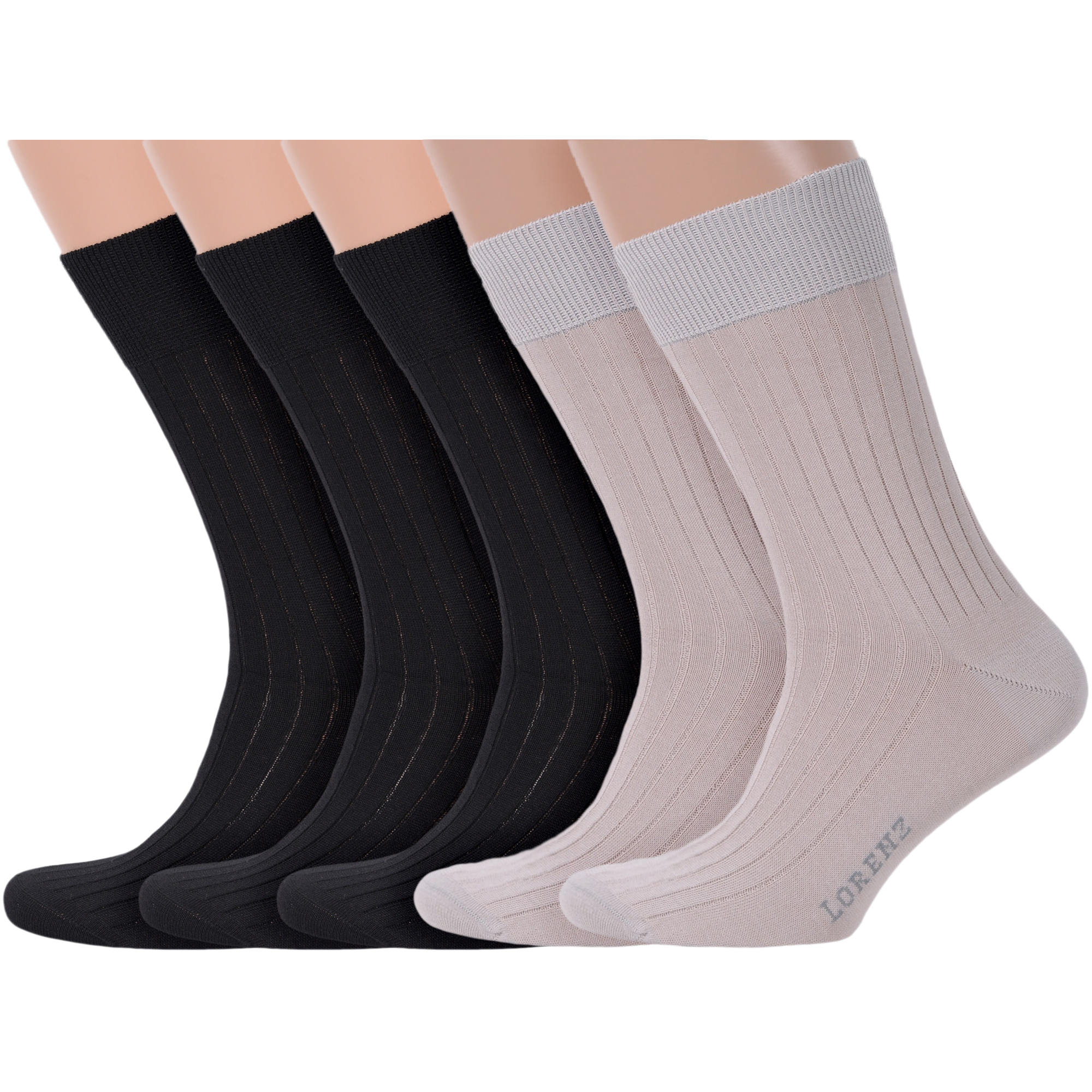Комплект носков мужских LorenzLine 5-Е40 разноцветных 29