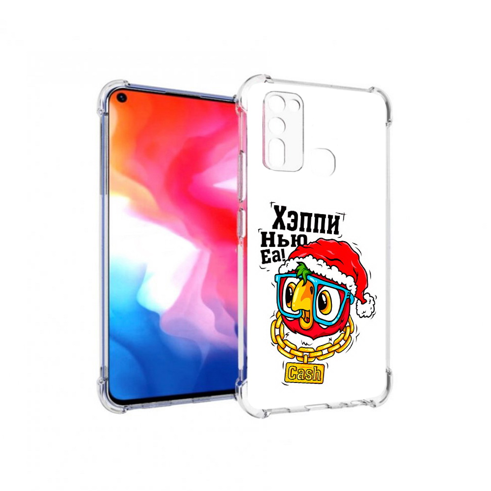 

Чехол MyPads Tocco для Vivo Y50 Хэппи нью еа (PT226982.418.196), Прозрачный, Tocco