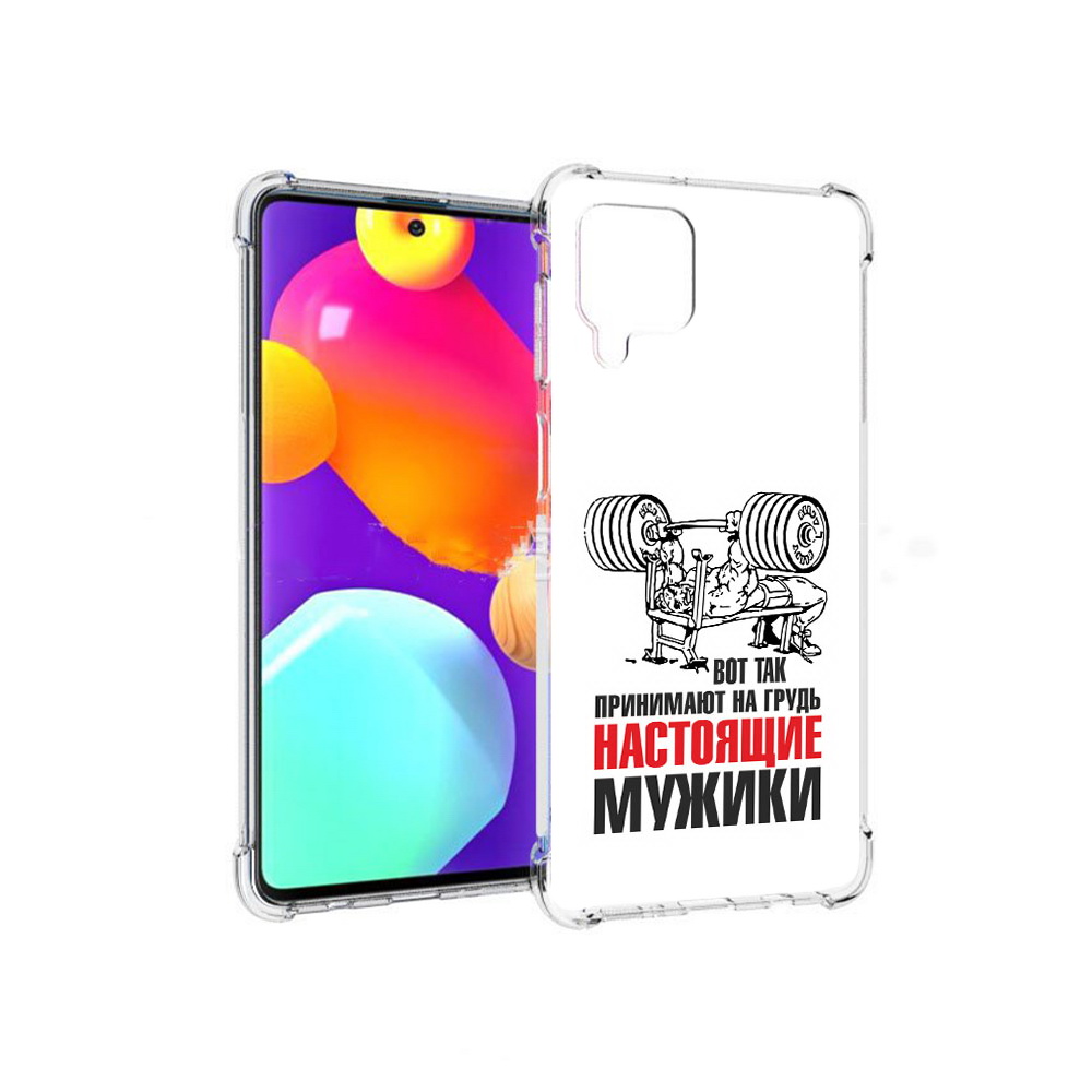 

Чехол MyPads Tocco для Samsung Galaxy M62 бодибилдинг для мужиков (PT158430.541.233), Прозрачный, Tocco