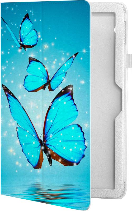 

Кожаный чехол подставка для Huawei MediaPad T5 10 GSMIN Series CL (Белый) (Дизайн 4)