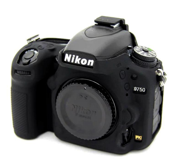 Силиконовый чехол MyPads для фотоаппарата Nikon D7000 черный