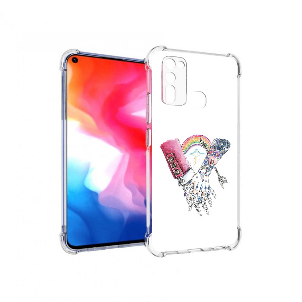 

Чехол MyPads Tocco для Vivo Y50 абстракция руки в татуировках (PT226982.418.212), Прозрачный, Tocco