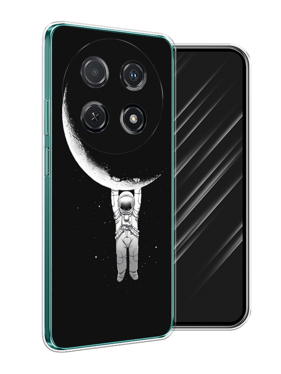 

Чехол Awog на Huawei Nova 12i "Космонавт", Белый;черный, 6123950-1