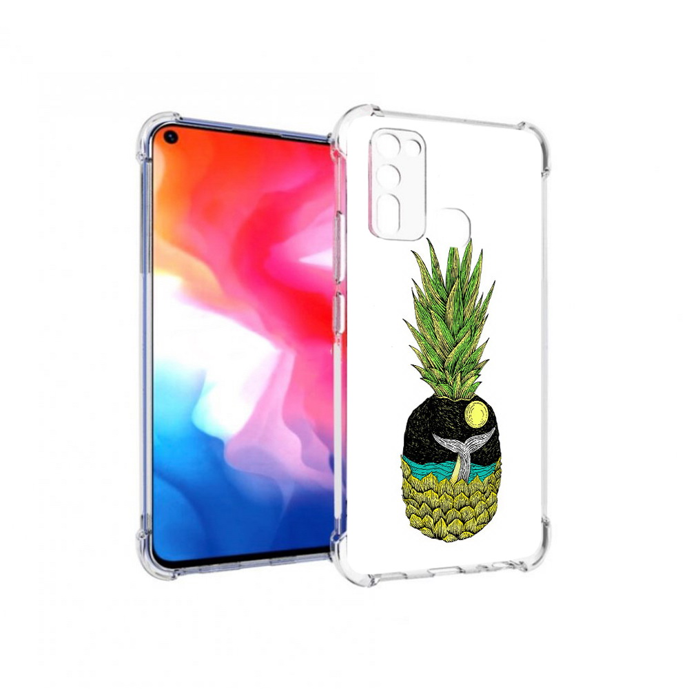 

Чехол MyPads Tocco для Vivo Y50 ананас с китом (PT226982.418.220), Прозрачный, Tocco