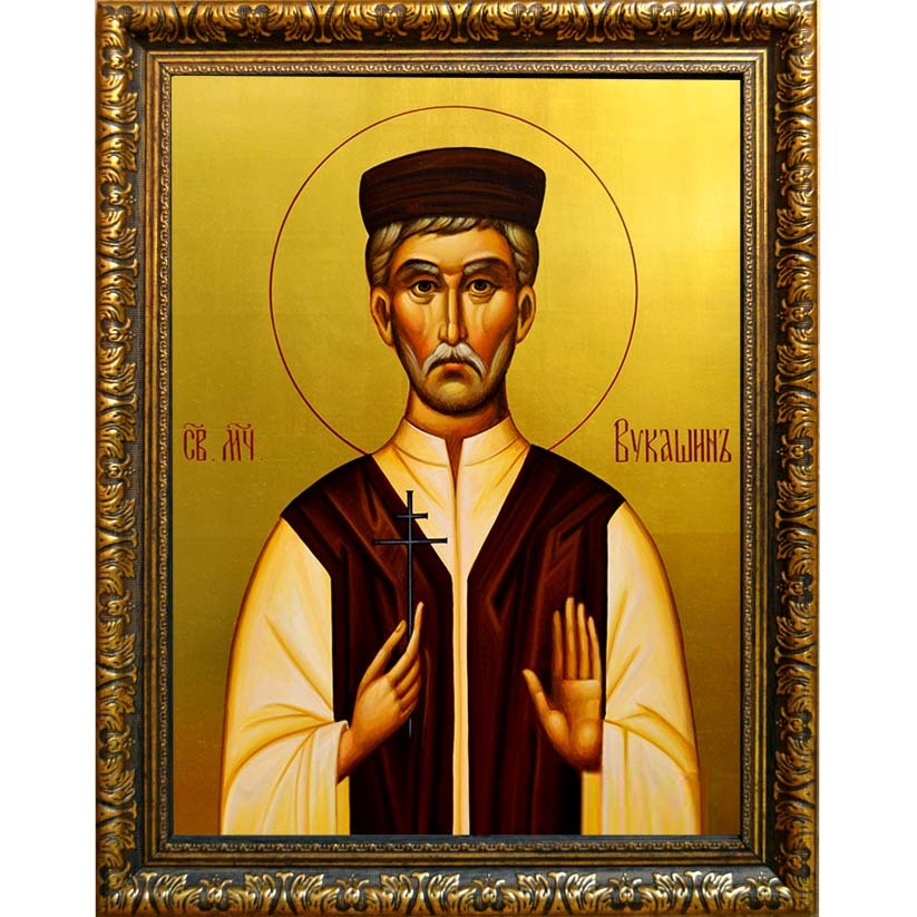 

Вукашин Ясеновацкий мученик. Икона на холсте.