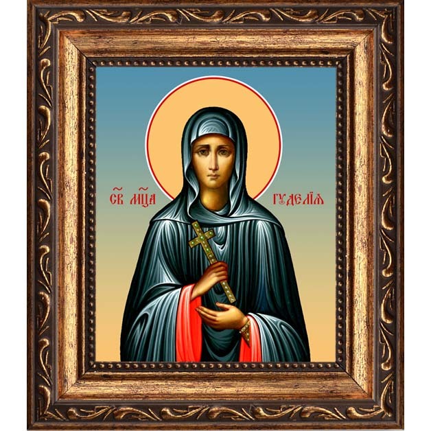 

Гуделия Персидская мученица. Икона на холсте.