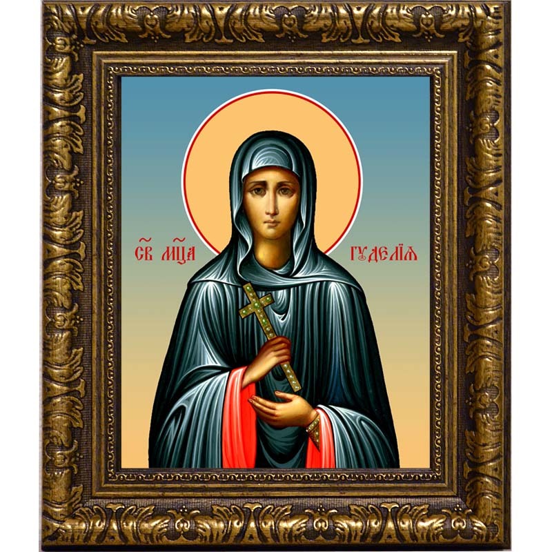 

Гуделия Персидская мученица. Икона на холсте.