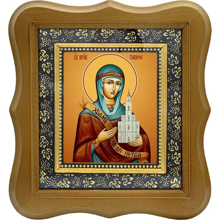

Тавифа Иоппийская праведная. Икона на холсте.