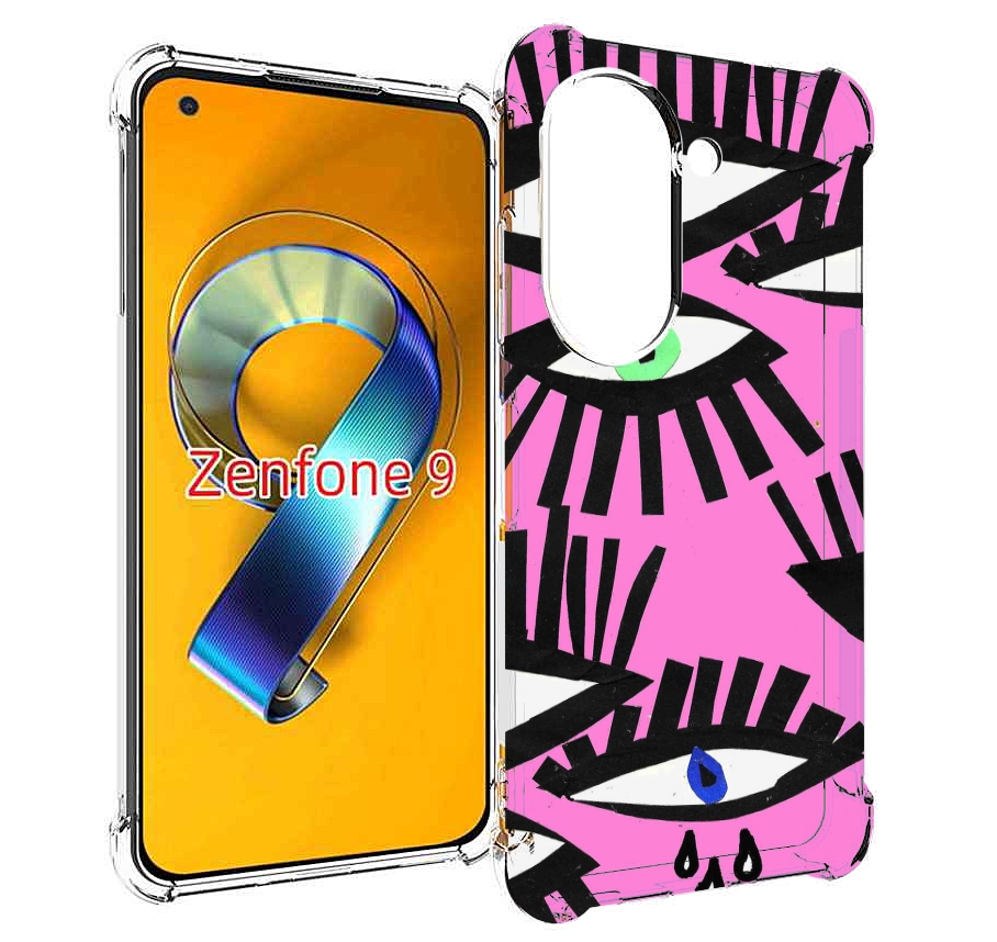 

Чехол MyPads глазки абстракция для Asus Zenfone 9 (AI2202), Прозрачный, Tocco