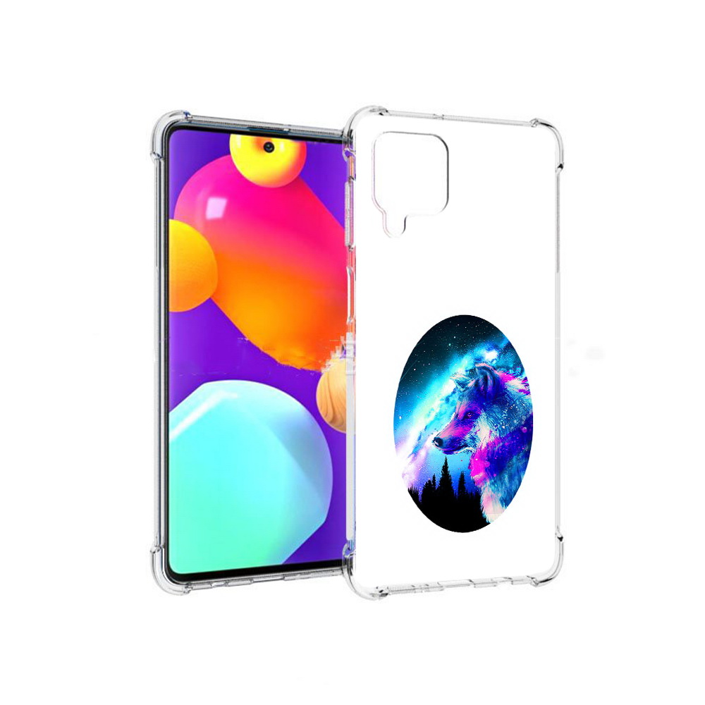 

Чехол MyPads Tocco для Samsung Galaxy M62 голубой волк (PT158430.541.293), Прозрачный, Tocco