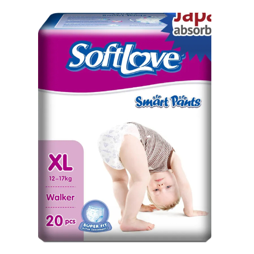 Подгузники-трусики Softlove Smart Pants XL20 12-17 кг P00120B