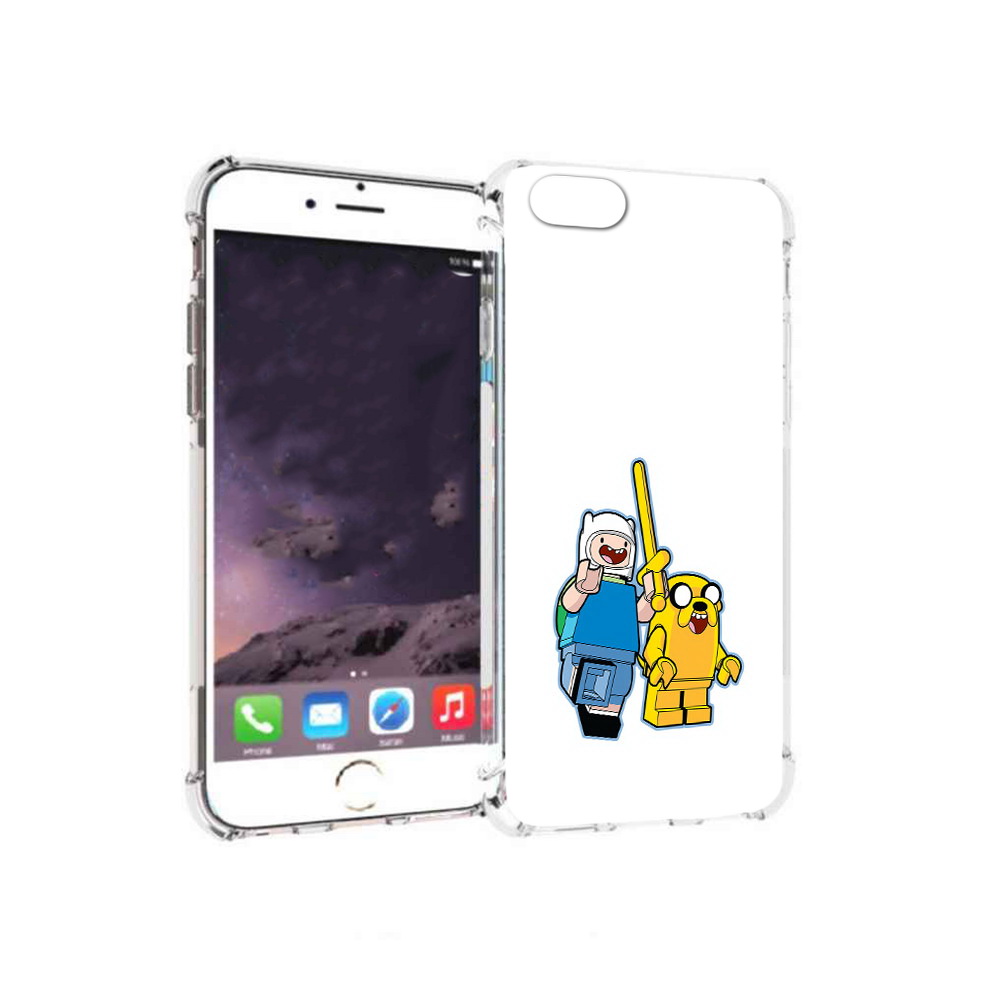 

Чехол MyPads Tocco для Apple iPhone 6 время приключений лего (PT54043.605.274), Прозрачный, Tocco