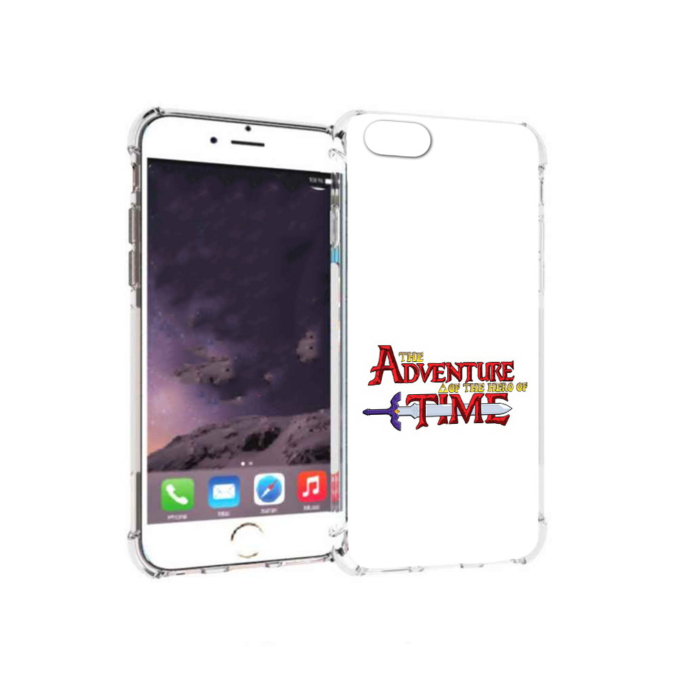 

Чехол MyPads Tocco для Apple iPhone 6 время приключений логотип (PT54043.605.275), Прозрачный, Tocco