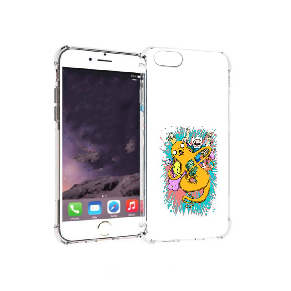 

Чехол MyPads Tocco для Apple iPhone 6 время приключений рисунок (PT54043.605.276), Прозрачный, Tocco