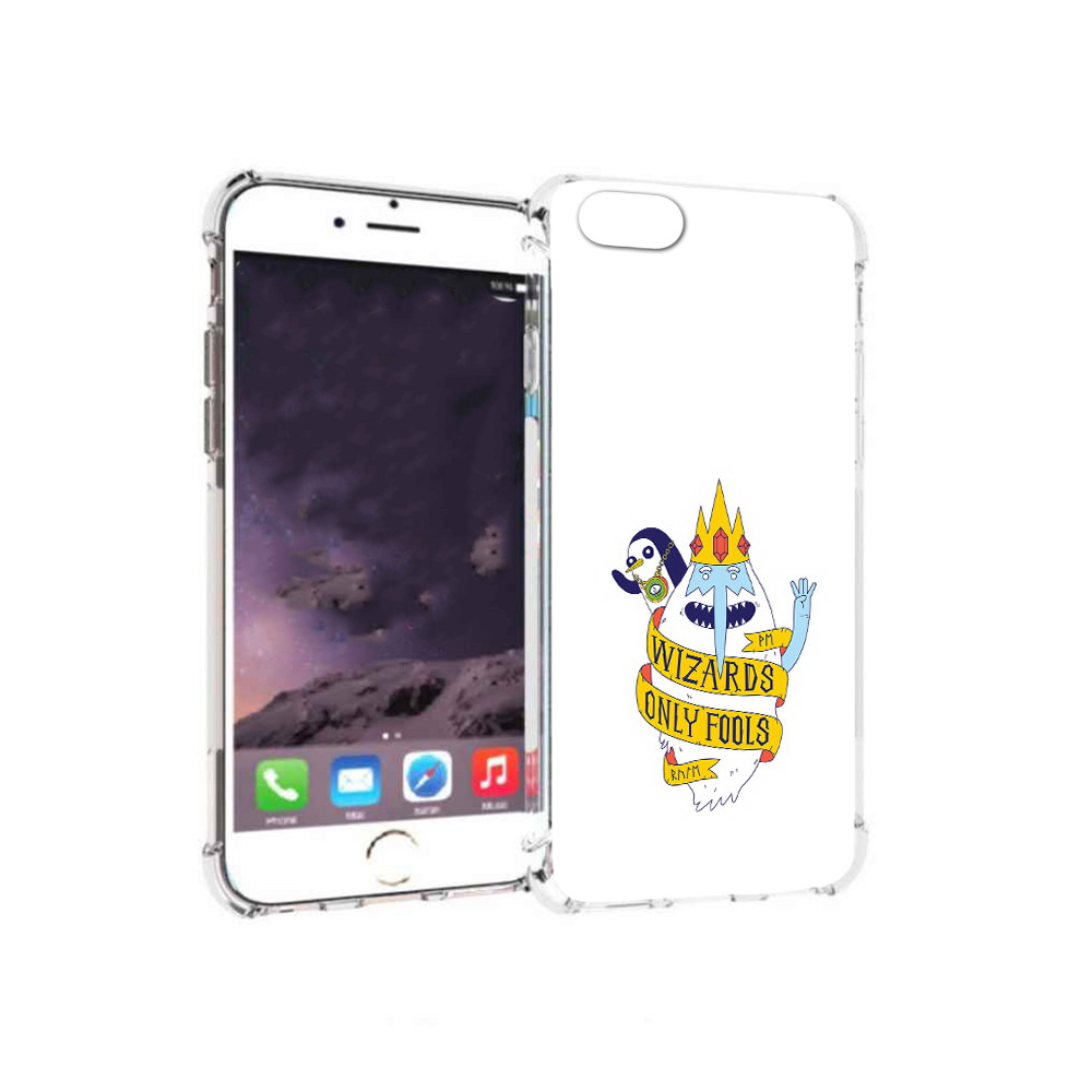 

Чехол MyPads Tocco для Apple iPhone 6 время приключений снежный король (PT54043.605.278), Прозрачный, Tocco