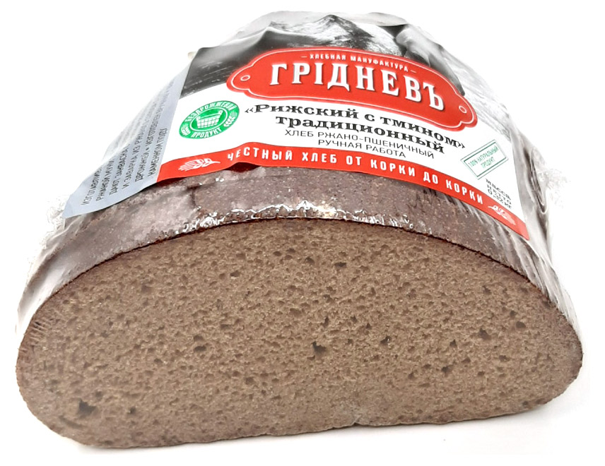 фото Хлеб грiдневъ рижский с тмином традиционный 0,32 кг