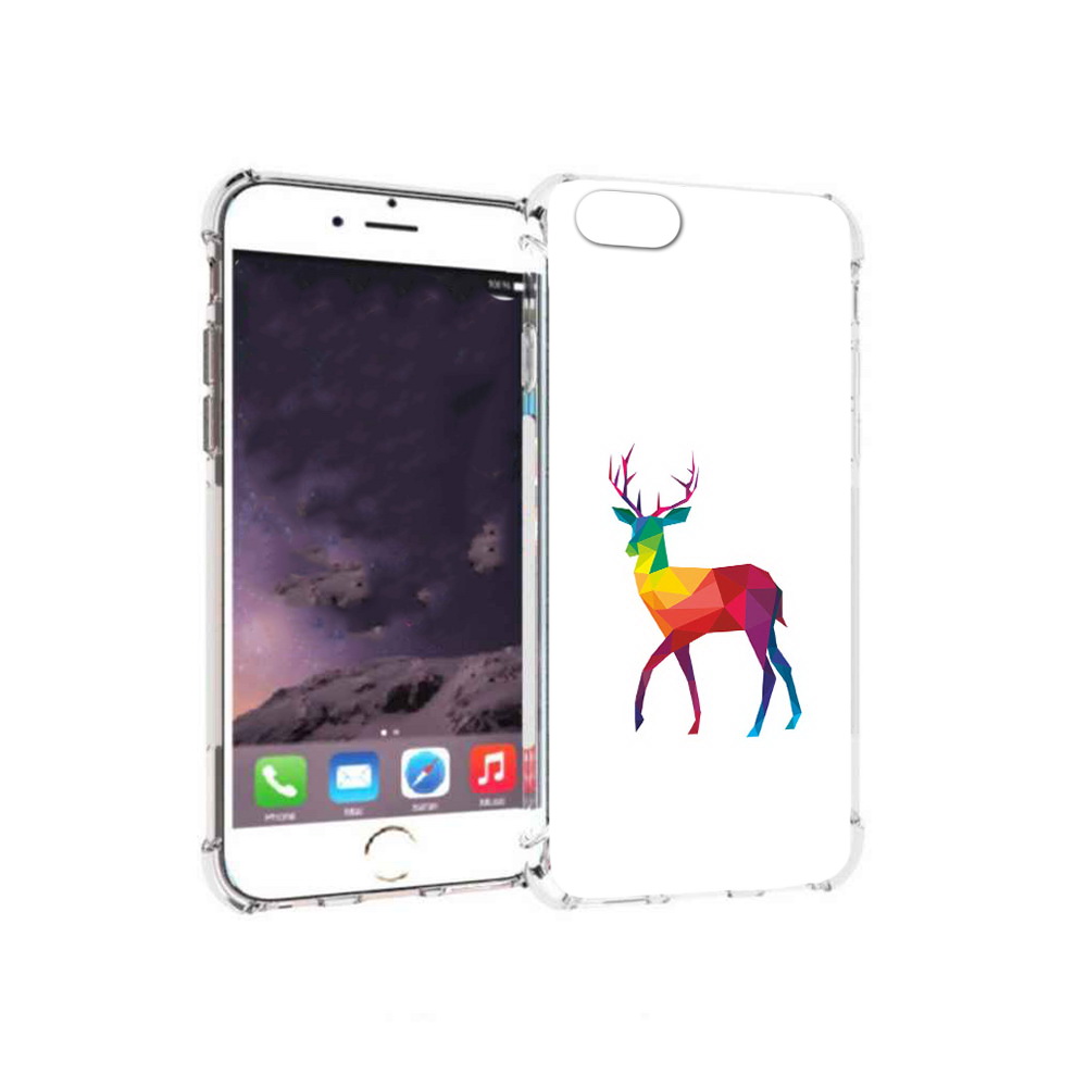 

Чехол MyPads Tocco для Apple iPhone 6 геометрический олень (PT54043.605.286), Прозрачный, Tocco
