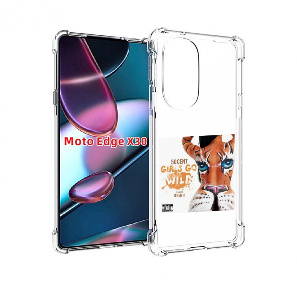 

Чехол MyPads 50 Cent Feat для Motorola Moto Edge X30, Прозрачный, Tocco