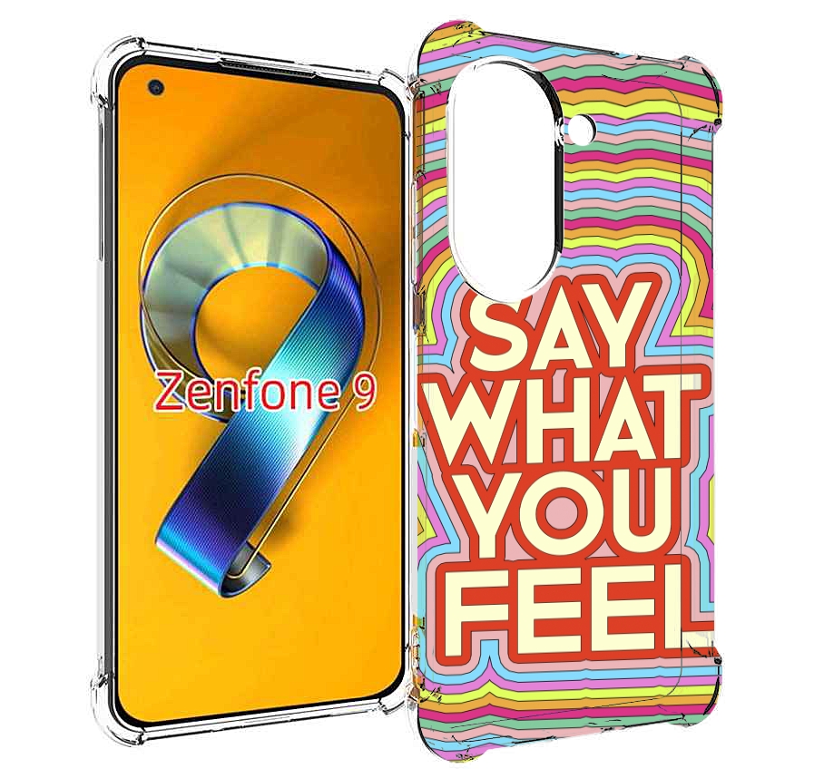 

Чехол MyPads говори то что чувствуешь для Asus Zenfone 9 (AI2202), Прозрачный, Tocco