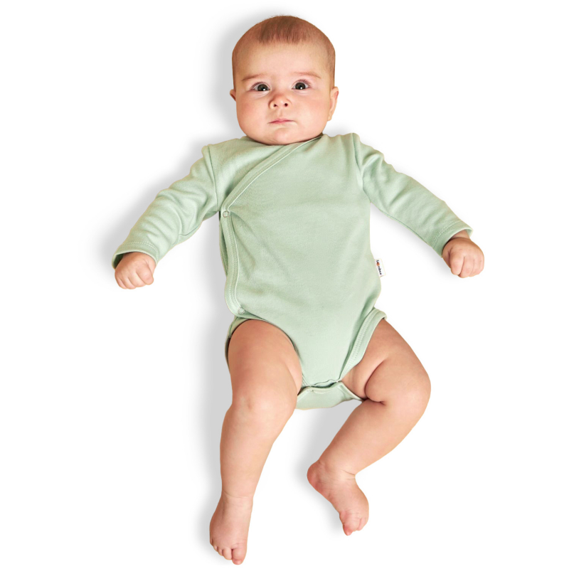 

Детское боди д/новорожд. loombee арт. С-BN-7598-74 зеленый р.74, С-BN