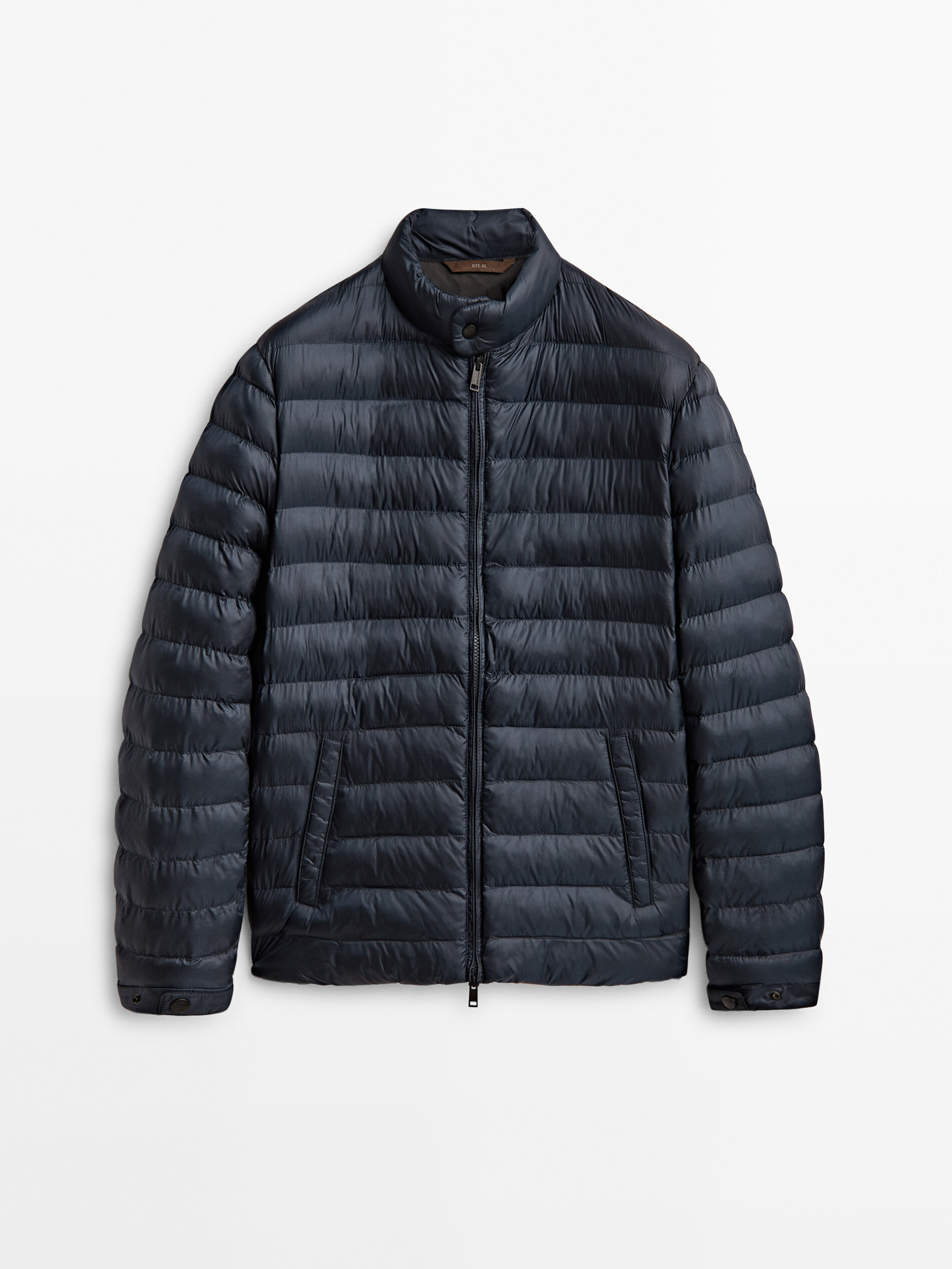 

Куртка мужская Massimo Dutti 03400230401 синяя L, 03400230401