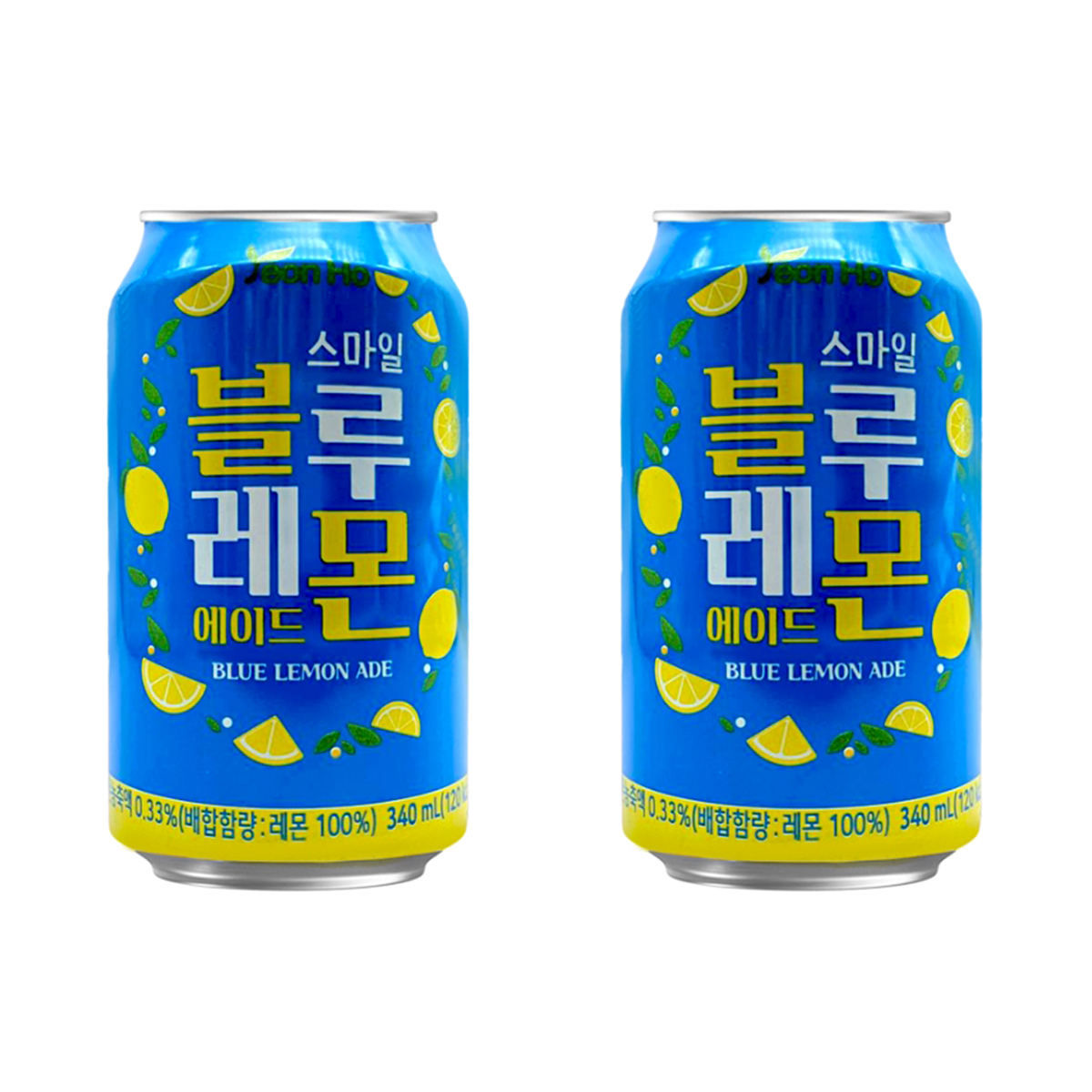 

Напиток сокосодержащий YEON HO Smile Blue лимон, 2 шт по 340 мл