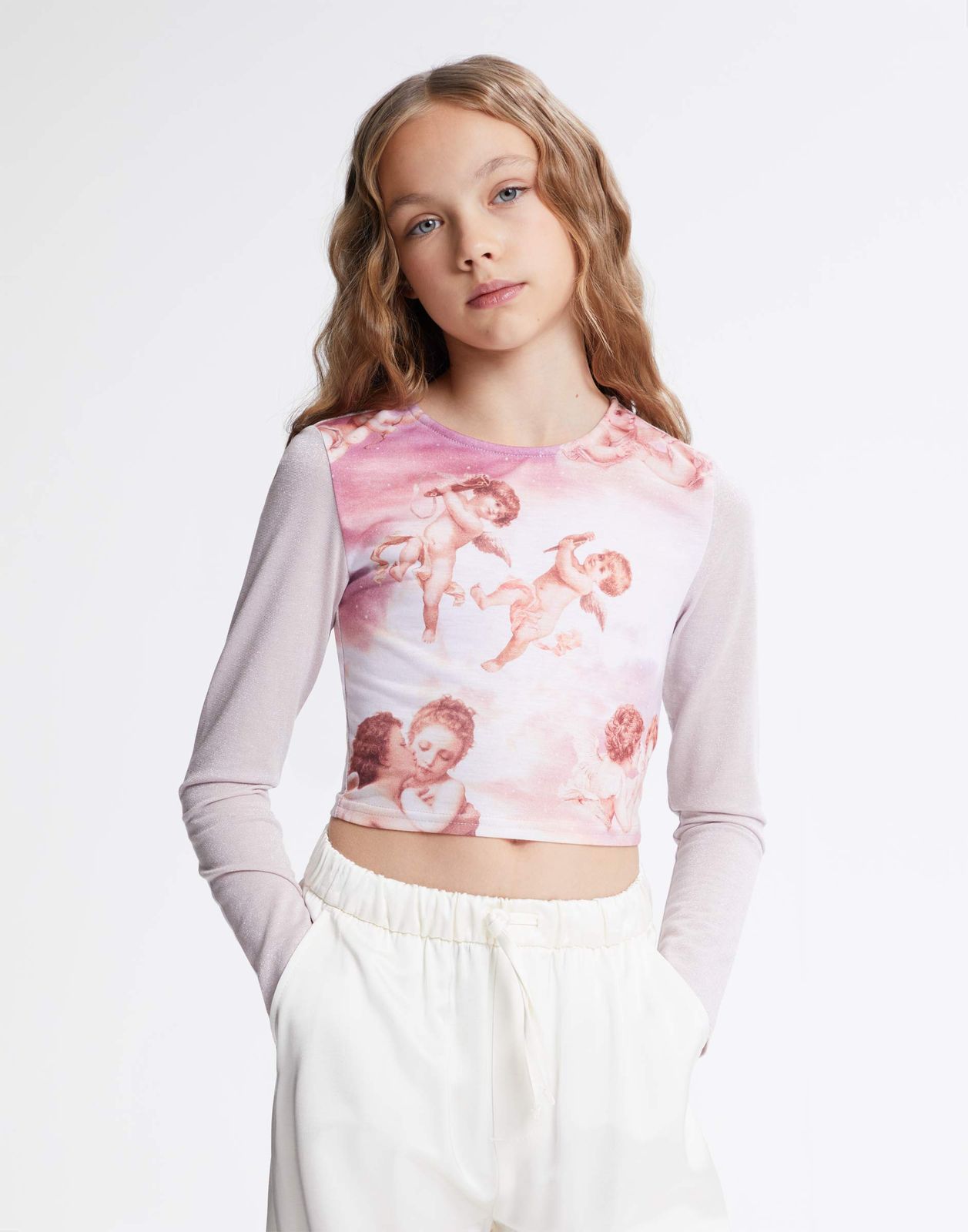 

Лонгслив для девочки Gloria Jeans GKT025411 розовый 14+/170, GKT025411