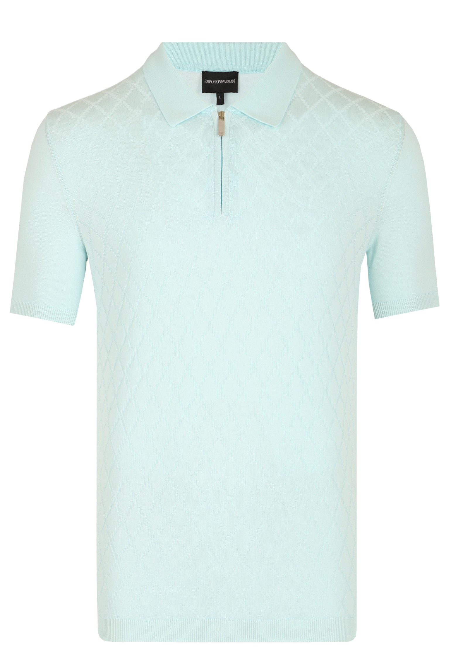 

Футболка-поло мужская Emporio Armani 126894 голубая 3XL, 126894
