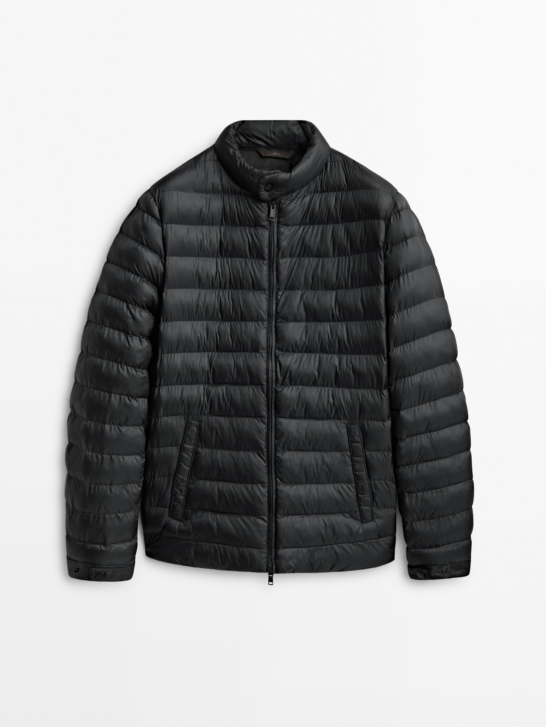 

Куртка мужская Massimo Dutti 03400230800 черная XL, 03400230800