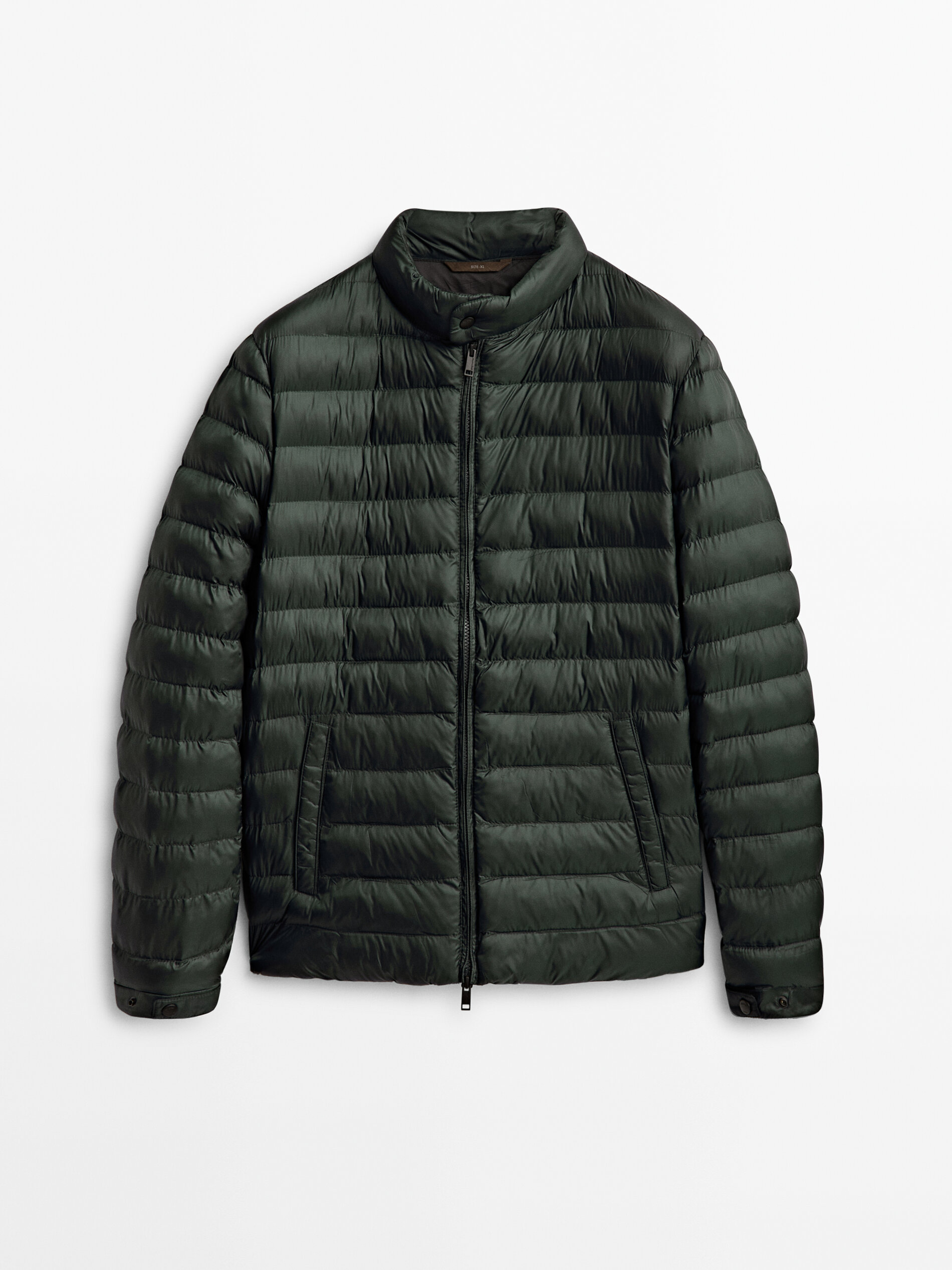 

Куртка мужская Massimo Dutti 03400230505 хаки M, 03400230505