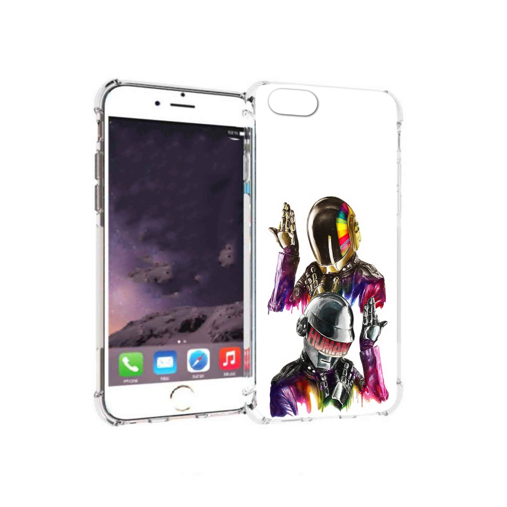 

Чехол MyPads Tocco для Apple iPhone 6 диско космонавты (PT54043.605.329), Прозрачный, Tocco